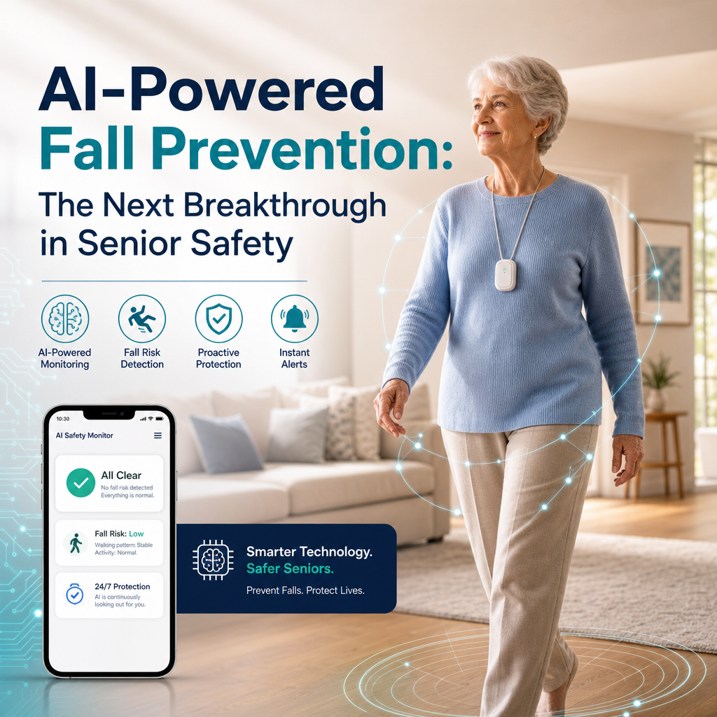 Illustration of AI-Powered Fall Prevention: The Next Breakthrough in Senior Safety