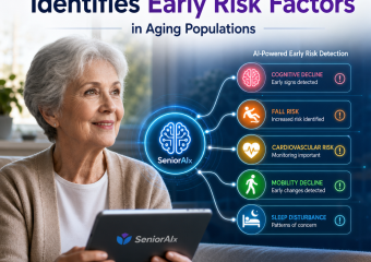 Illustration of How SeniorAIx Identifies Early Risk Factors in Aging Populations