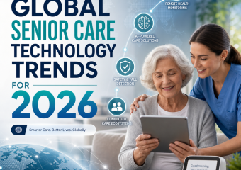 Illustration of Top Global Senior Care Technology Trends for 2026