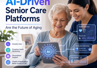 Illustration of Why AI-Driven Senior Care Platforms Are the Future of Aging